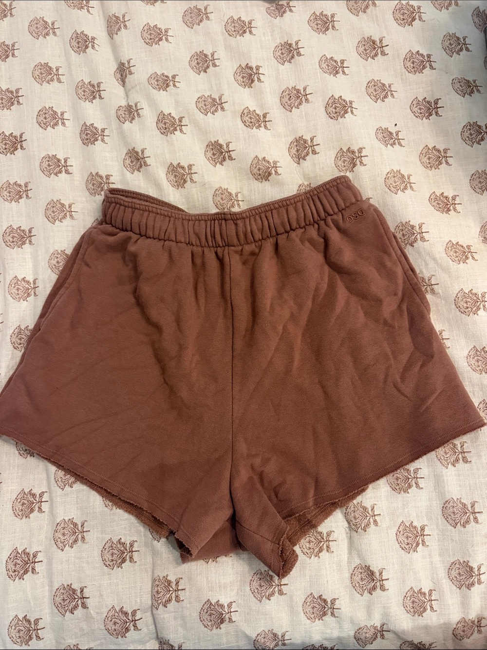 DSG Women's Rusty Brown Elastic Waist Sweat Shorts